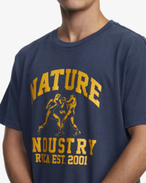7 Boxing Alma Mater - T-Shirt for Men Blue X4SSMBRVS1 RVCA
