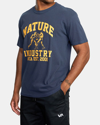 3 Boxing Alma Mater - T-Shirt for Men Blue X4SSMBRVS1 RVCA