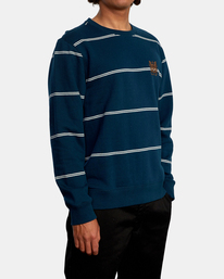 5 Camden - Pullover Crew Sweatshirt for Men Blue Z1CRRDRVF1 RVCA