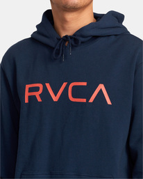 2 Big Rvca - Sudadera con Capucha para Hombre Azul Z1HORLRVF1 RVCA