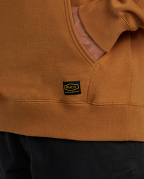 6 Recession Americana - Sweat à capuche pour Homme Marron Z1HORWRVF1 RVCA