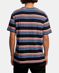 2 Curtis Stripe - T-shirt pour Homme Noir Z1KTRARVF1 RVCA