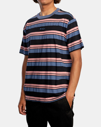 4 Curtis Stripe - T-shirt pour Homme Noir Z1KTRARVF1 RVCA