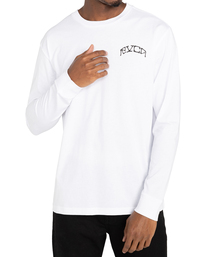 2 St Margret 2022 - Long Sleeve T-Shirt for Men White Z1LSRARVF1 RVCA