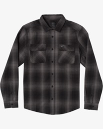 rvca hooded flannel