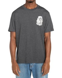 2 George Thompson Skull Bonnet - T-Shirt for Men Gray Z1SSRMRVF1 RVCA