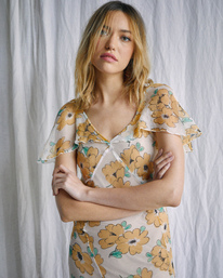 5 Camille Rowe Lolo - Midi Dress for Women Gray Z3DRRPRVF1 RVCA