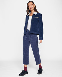 3 Fake It - Jacket for Women Blue Z3JKRIRVF1 RVCA