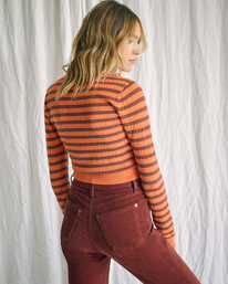 3 Camille Rowe Paris Pointelle  - Sweatshirt für Frauen Orange Z3JPRJRVF1 RVCA