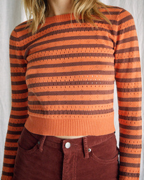 4 Camille Rowe Paris Pointelle  - Sweatshirt für Frauen Orange Z3JPRJRVF1 RVCA