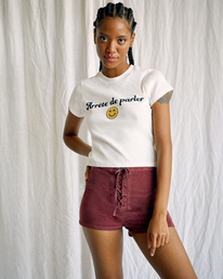 1 Camille Rowe  - Shorts for Women  Z3WKRCRVF1 RVCA