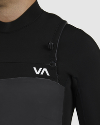 11 4/3mm Balance 2022 - Chest Zip Wetsuit for Men Black Z44MRARVMU RVCA