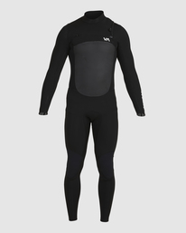 1 4/3mm Balance 2022 - Chest Zip Wetsuit for Men Black Z44MRARVMU RVCA