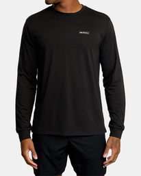 10 Icon - T-shirt manches longues pour Homme Noir Z4LSMARVF1 RVCA
