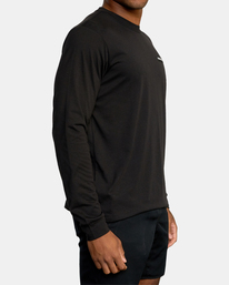 6 Icon - T-shirt manches longues pour Homme Noir Z4LSMARVF1 RVCA