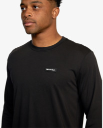 8 Icon - T-shirt manches longues pour Homme Noir Z4LSMARVF1 RVCA