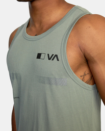 2 Pix Bar - Tank for Men Green Z4SGDARVF1 RVCA