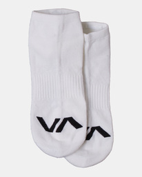 1 VA Sport 3 Pack - Crew Socks for Men White Z4SORBRVF1 RVCA