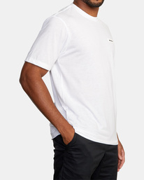 6 Icon - T-shirt pour Homme Blanc Z4SSMARVF1 RVCA