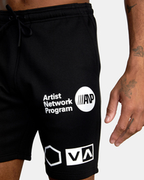 6 VA Sport IV - Trainingsanzug Shorts für Männer Schwarz Z4WKDBRVF1 RVCA