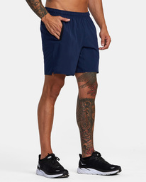 7 Yogger Stretch - Performance Shorts for Men Blue Z4WKMGRVF1 RVCA