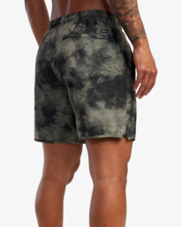 3 Yogger Stretch - Shorts mit elastischem Bund für Männer Grün Z4WKMGRVF1 RVCA