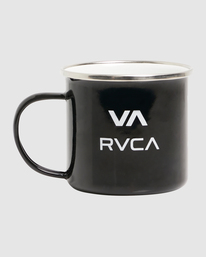 1 Camp Cup - Tasse en acier Noir Z5ESRDRVF1 RVCA