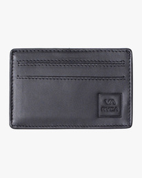 2 Linden Card - Lederportemonnaie für Männer Schwarz Z5WLRDRVF1 RVCA