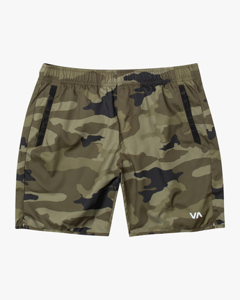 Shorts Sportivi Elasticizzati Pantaloncini Sportivi Uomo RVCA Yogger - Elasticizzati, Colore Mimetico (camo), Nuovi Con Etichette Shorts Casual Uomo Mimetico Shorts Sportivi Elasticizzati Pantaloncini Sportivi Uomo RVCA Yogger - Elasticizzati, Colore Mimetico (camo), Nuovi Con Etichette Shorts Casual Uomo Mimetico